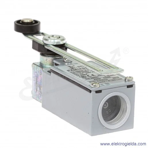 Łącznik krańcowy A37-4740 PAM1 F51 PZ11 1NO1NC, długa dźwignia z rolką z tworzywa Łącznik krańcowy A37-4740 PAM1 F51 PZ11 1NO1NC, długa dźwignia z rolką z tworzywa