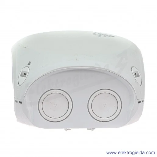 Puszka odgałęźna DK 0606 GZ szara, IP 66, 130x130x77 mm, z dławnicami membranowymi, zaciskami 5x6mm2