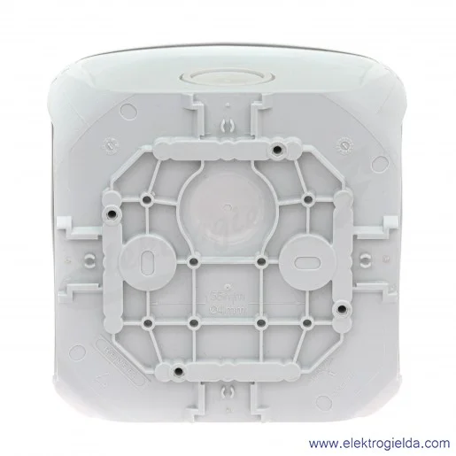 Puszka odgałęźna DK 0606 GZ szara, IP 66, 130x130x77 mm, z dławnicami membranowymi, zaciskami 5x6mm2