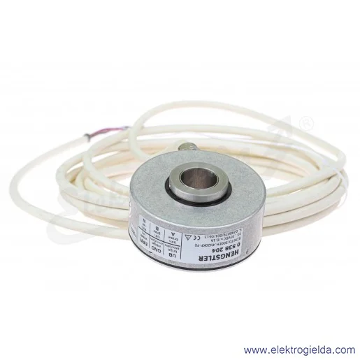 Enkoder obrotowy 0 538 204, RI76TD/500EH.4N20KF-F0, 500 impulsów, otwór fi 20mm, 10..30VDC