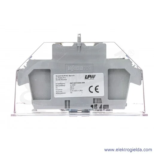Listwa pomiarowa 847-297/230-1000 z modułami równoległymi, 14-torowa 230V