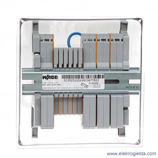 Listwa pomiarowa 847-297/230-1001 z modułami szeregowymi, 14-torowa 230V