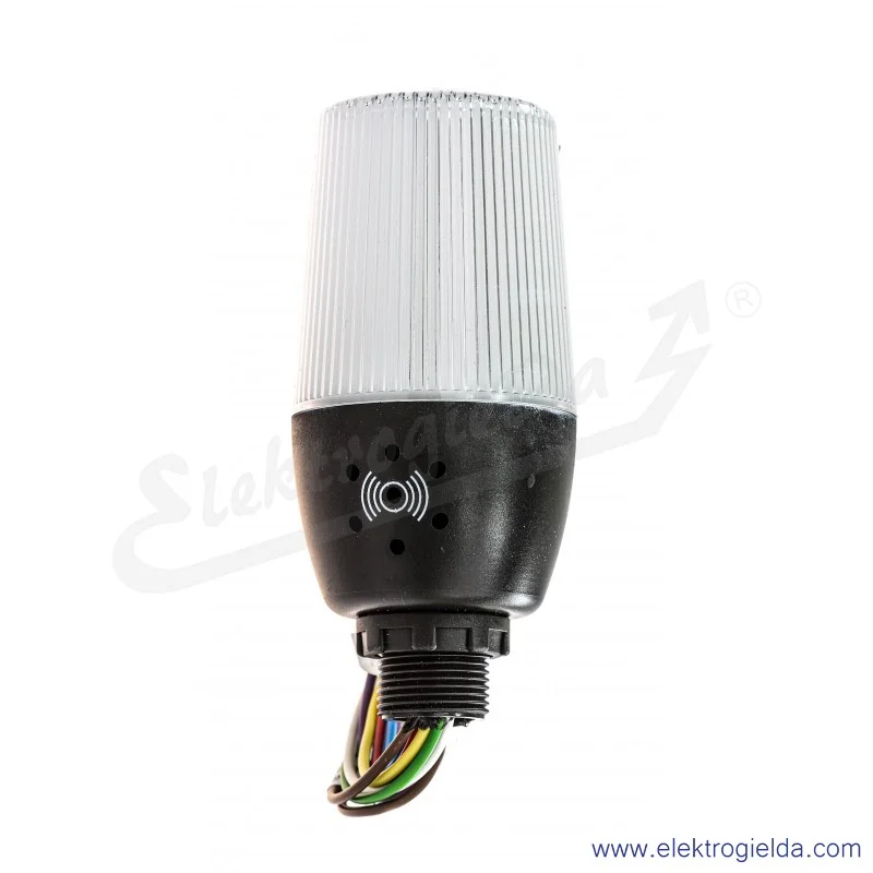 Kolumna sygnalizacyjna IF5M024ZM05 24VAC/DC, Led 5 kolorów + dźwięk, 55mm, IP65