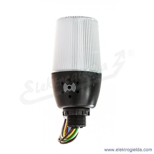 Kolumna sygnalizacyjna IF5M024ZM05 24VAC/DC, Led 5 kolorów + dźwięk, 55mm, IP65 Kolumna sygnalizacyjna IF5M024ZM05 24VAC/DC, Led 5 kolorów + dźwięk, 55mm, IP65