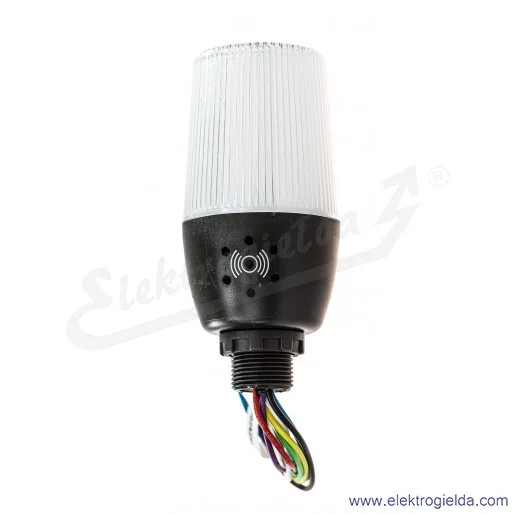 Kolumna sygnalizacyjna wielofunkcyjna IF5P024ZM05 24VDC, Led 5 kolorów + dżwięk, 55mm, IP65
