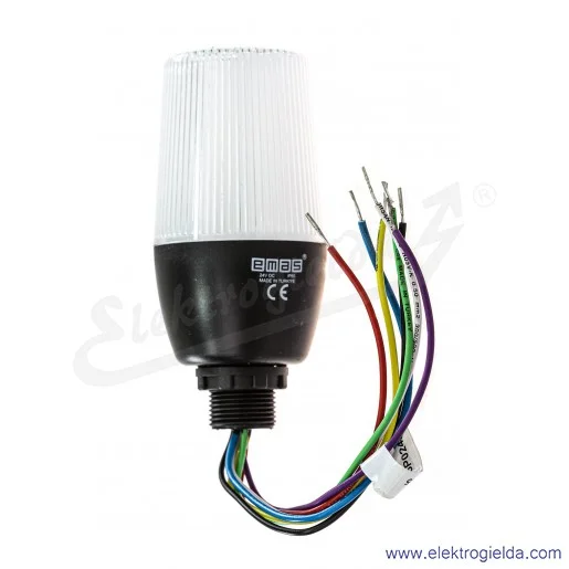 Kolumna sygnalizacyjna wielofunkcyjna IF5P024ZM05 24VDC, Led 5 kolorów + dżwięk, 55mm, IP65