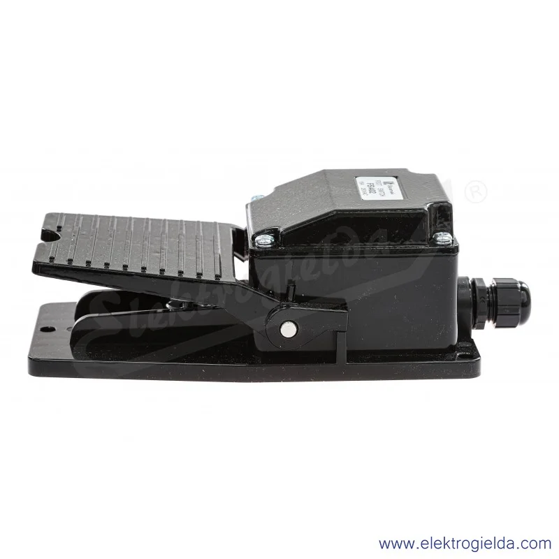 Wyłącznik nożny FS\402 aluminiowy, bez osłony 1NO1NC, 250VAC 15A