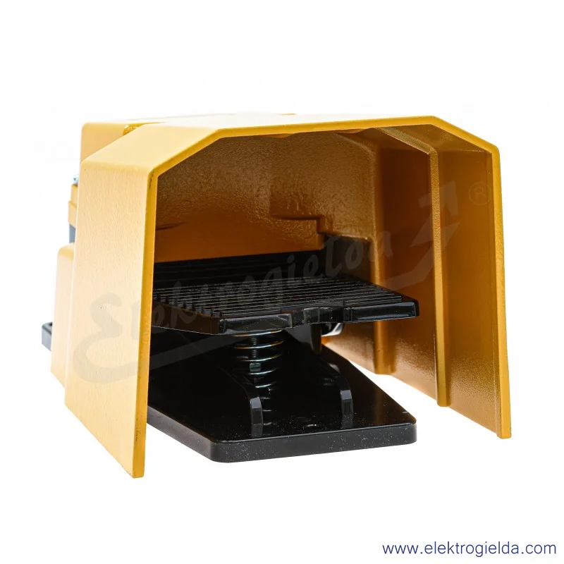 Wyłącznik nożny FS\504 aluminiowy, z osłoną 1NO1NC, 250VAC 15A, IP20
