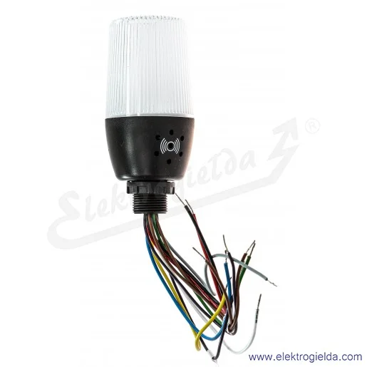 Kolumna sygnalizacyjna IF5M220ZM05, 230VAC, Led 5 kolorów + dźwięk 90dB, 55mm, IP65