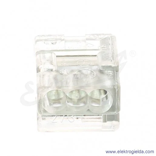 Złączka instalacyjna 273-453 3x4mm2 (1,5-4mm2)