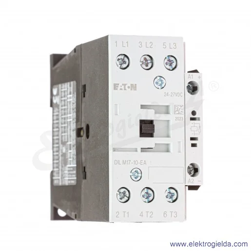 Stycznik DILM17-10-EA(RDC24) 3P+1NO 7,5kW 17A Us 24VDC