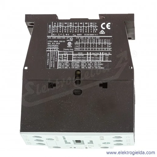 Stycznik DILM17-10-EA(RDC24) 3P+1NO 7,5kW 17A Us 24VDC