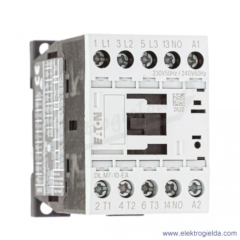 Stycznik DILM7-10-EA(230V50HZ,240V60HZ) 3P+1NO 3kW 7A Us 230VAC
