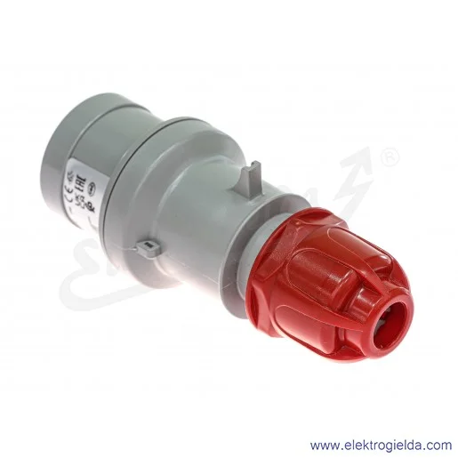 Wtyczka 213.1636 4x16A 3P+PE 6h IP44 montaż na kabel