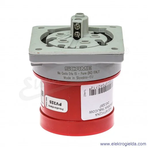 Wtyczka tablicowa 243.3297 odbiornikowa 5x32, IP44