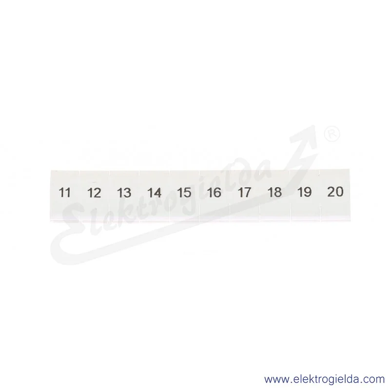 Oznacznik opisowy 1050017:0011, ZB 5, LGS: 11-20, pasek