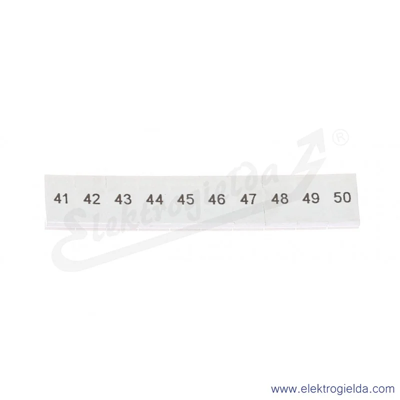 Oznacznik opisowy 1050017:0041, ZB 5, LGS: 41-50, pasek