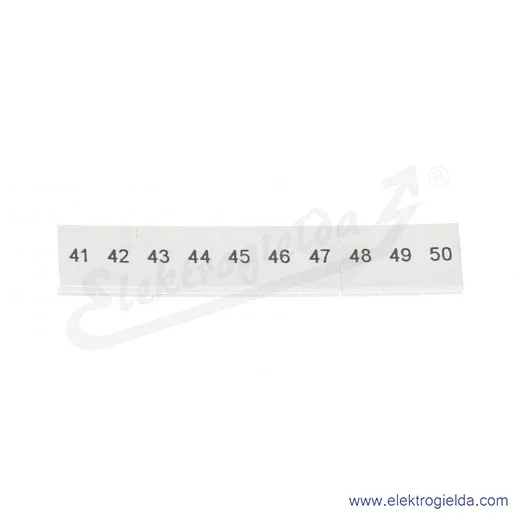 Oznacznik opisowy 1050017:0041, ZB 5, LGS: 41-50, pasek