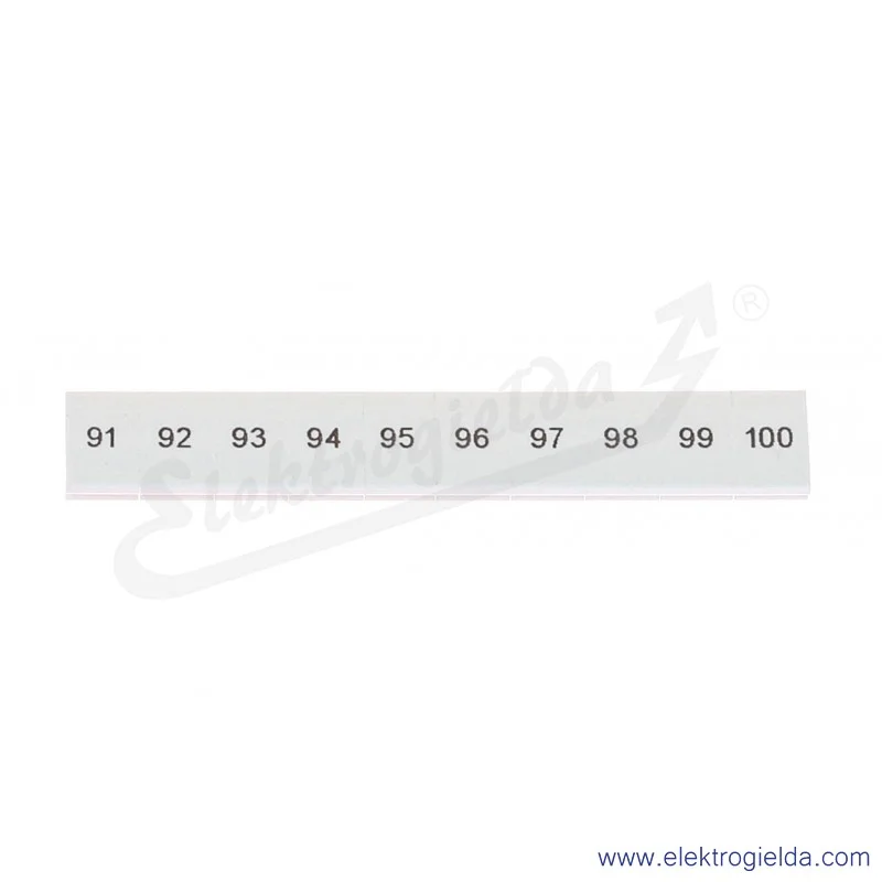 Oznacznik opisowy 1051016:0091, ZB 6, LGS: 91-100, pasek