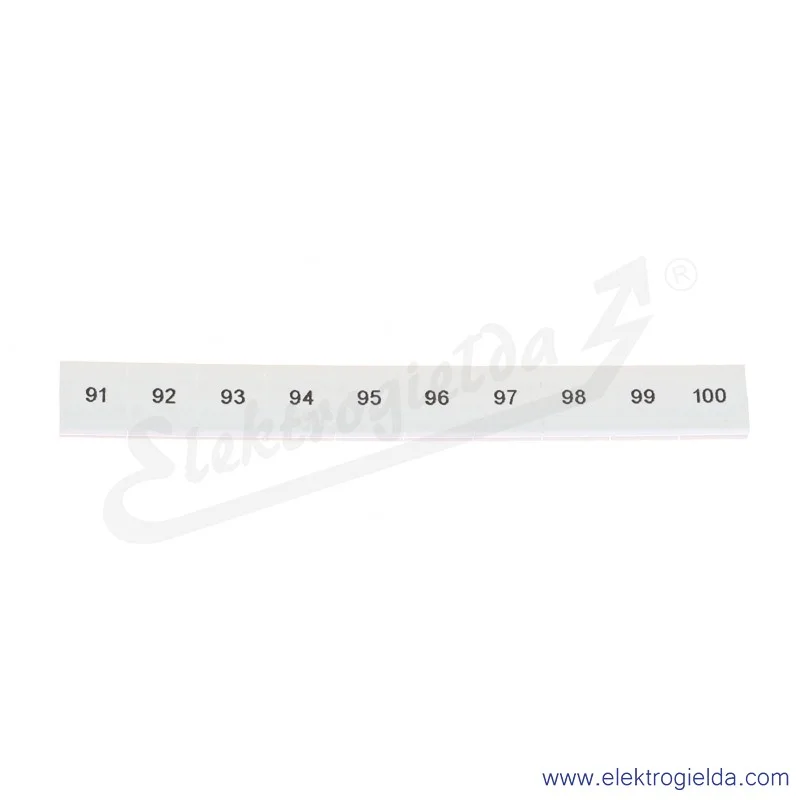 Oznacznik opisowy 1052015:0091, ZB 8, LGS: 91-100, pasek