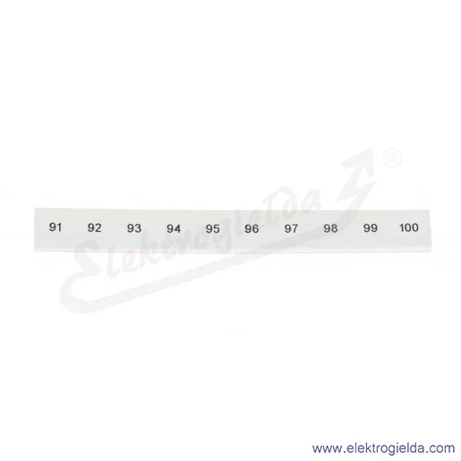 Oznacznik opisowy 1052015:0091, ZB 8, LGS: 91-100, pasek