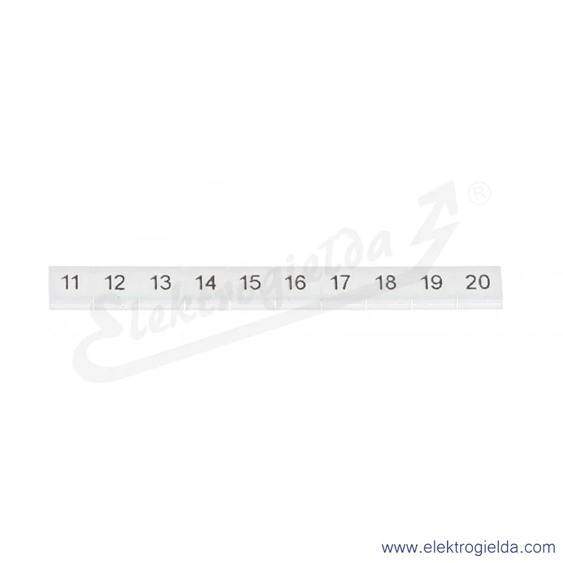 Oznacznik opisowy 0808671:0011, do złączek  11 - 20, do 5mm