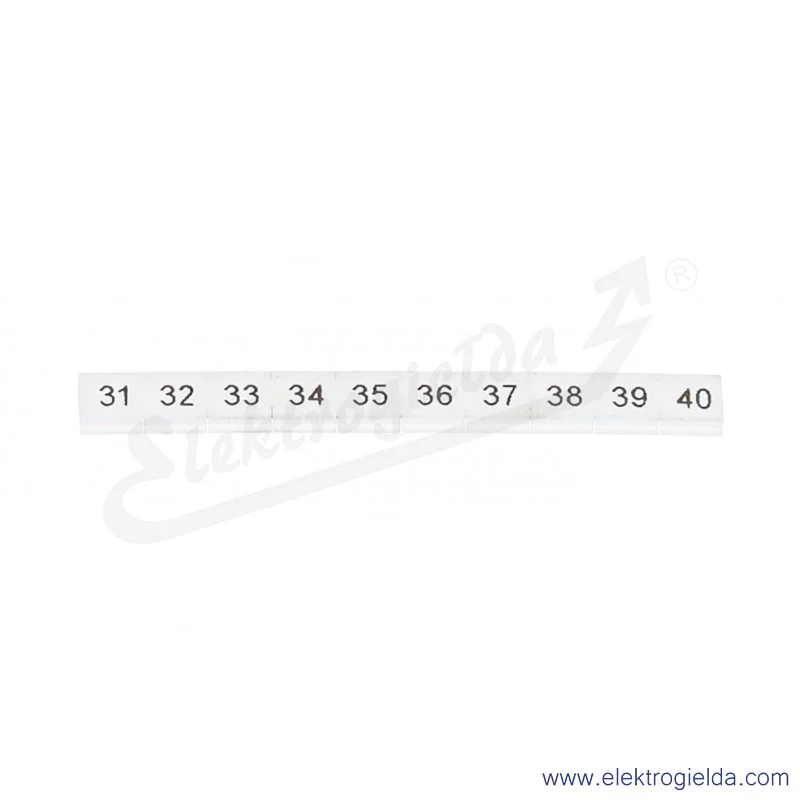 Oznacznik opisowy 0808671:0031, ZBF 5, 31-40, do 5mm