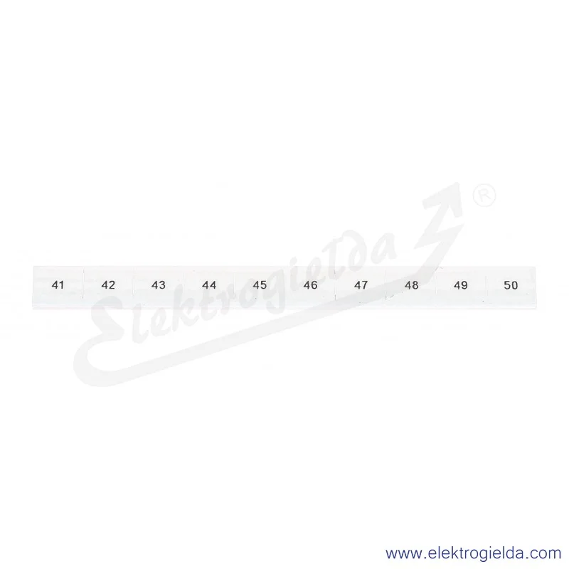 Oznacznik opisowy 0814212:0041, ZB 10, LGS: 41-50, pasek