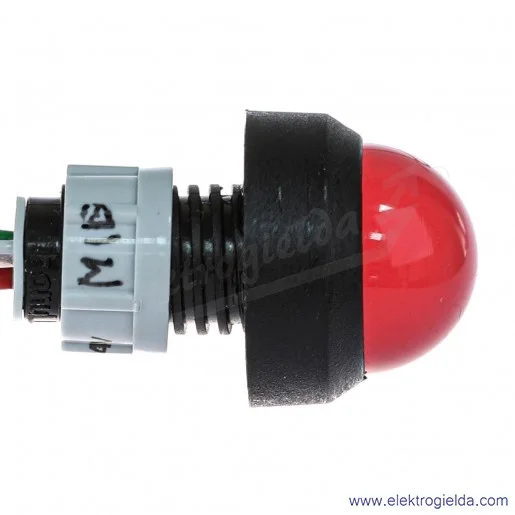 Lampka sygnalizacyjna LR-D20-24AC/DC MIGAJĄCA czerwona LED 20mm 24VAC/DC Lampka sygnalizacyjna LR-D20-24AC/DC MIGAJĄCA czerwona LED 20mm 24VAC/DC