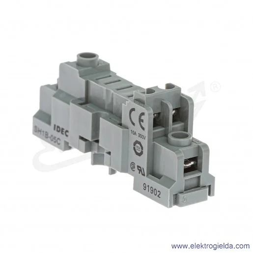 Podstawa przekaźnika SH1B-05C, montaż DIN, 250V 10A
