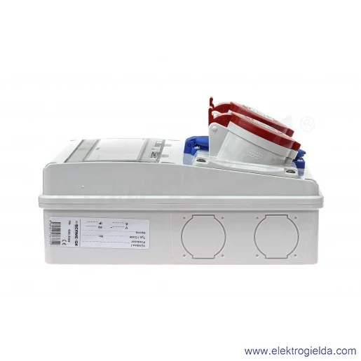 Rozdzielnia 633.3322 11 modułów DIN 2x400V 32A 5P + 2x230V