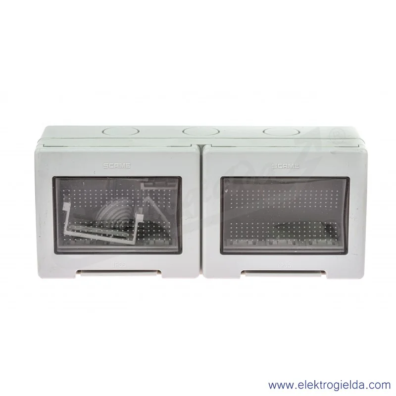 Puszka natynkowa 136.5126 6-modułowa 198X82X52mm, IP55, Unibox