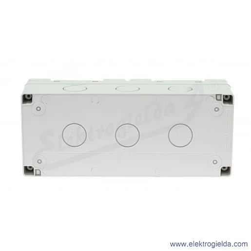 Puszka natynkowa 136.5126 6-modułowa 198X82X52mm, IP55, Unibox