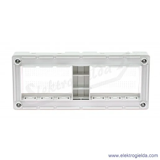 Puszka natynkowa 136.5126 6-modułowa 198X82X52mm, IP55, Unibox
