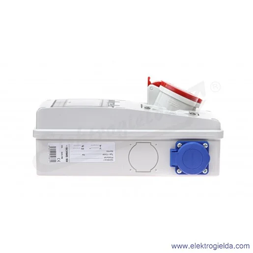 Rozdzielnia 633.1W 6 modułów DIN 1x 400V 16A 5P + 2x230V