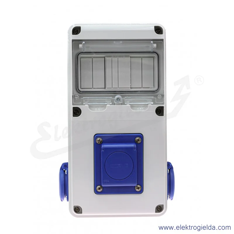 Rozdzielnia 633.2W 6 modułów DIN 3x230V