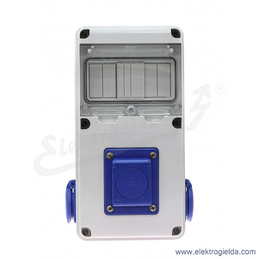 Rozdzielnia 633.2W 6 modułów DIN 3x230V