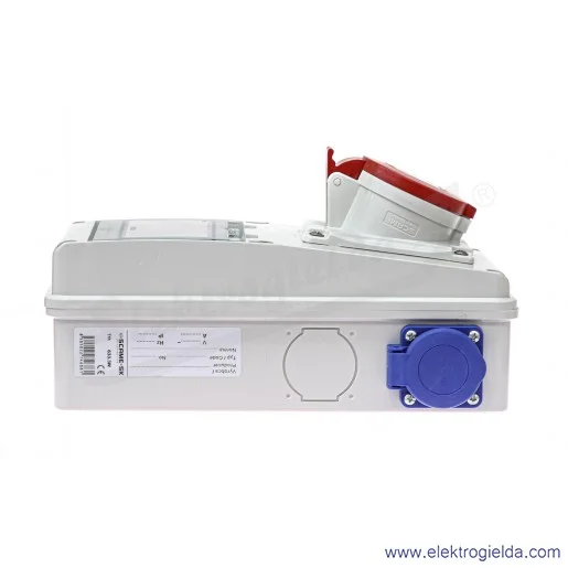 Rozdzielnia 633.3W 6 modułów DIN 1x400V 32A 5P+2x230V