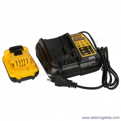Laser krzyżowy DCE089D1R-QW z aku 12V 2Ah, w zestawie z walizką ładowarką i okularami, czerwona wiązka 3x360°, zasięg 30m Laser krzyżowy DCE089D1R-QW z aku 12V 2Ah, w zestawie z walizką ładowarką i okularami, czerwona wiązka 3x360°, zasięg 30m