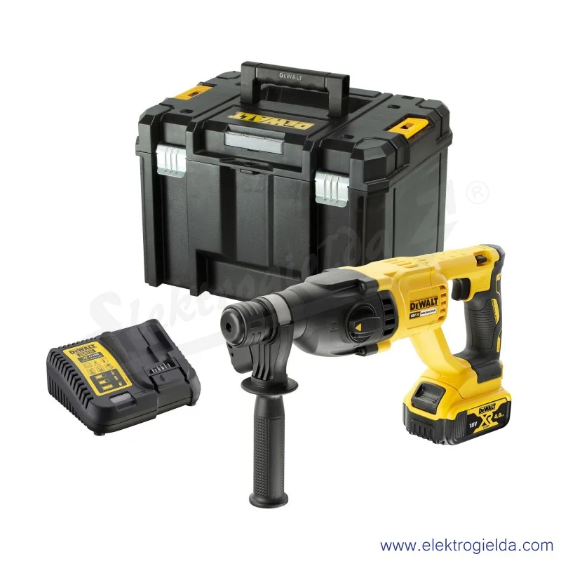 Młotowiertarka DCH133M1-QW 18V OPP SDS+ 2.6J, 26mm, akumulator XR 4Ah 18V + ładowarka