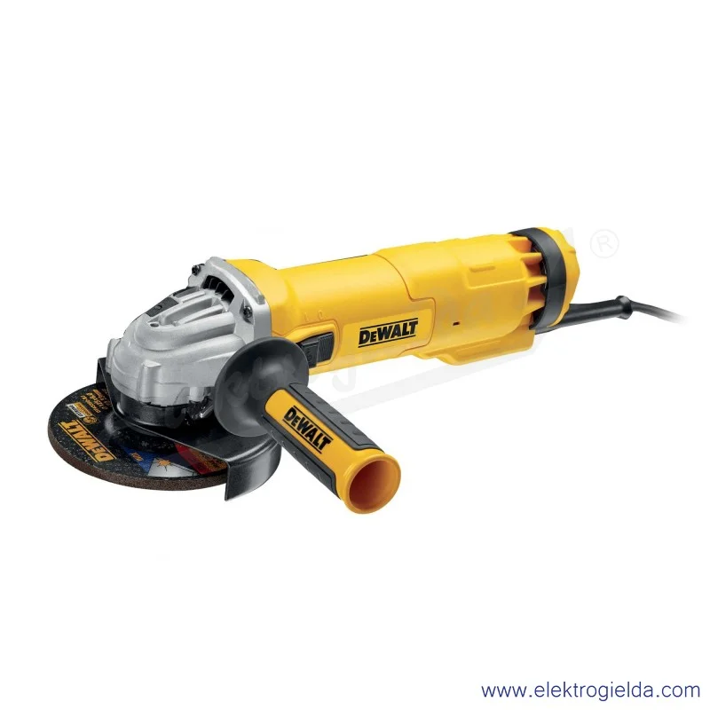 Szlifierka kątowa DWE4237-QS 125MM , 1400W z włącznikiem suwakowym, zasilanie sieciowe 230V