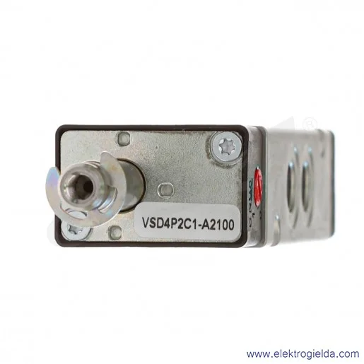 Zawór rozdzielający 5/2 G1/8 monostabilny, sterowany elektromagnetycznie, pilot zasilany wewnętrznie, 2-8 bar, bez cewki V60A513