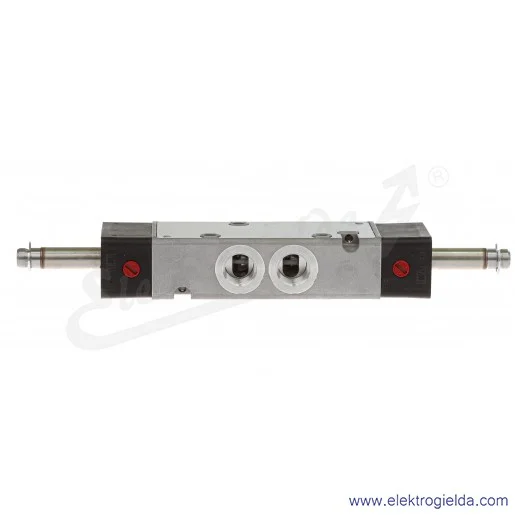 Zawór rozdzielający 5/2 G1/4 bistabilny, sterowany elektromagnetycznie, pilot zasilany wewnętrznie, 2-8 bar, bez cewek V61B511A-