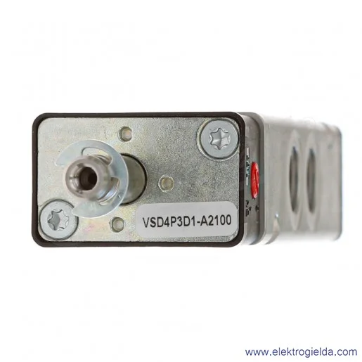 Zawór rozdzielający 5/2 G1/4 monostabilny, sterowany elektromagnetycznie, pilot zasilany wewnętrznie, 2-8 bar, bez cewki V61B513
