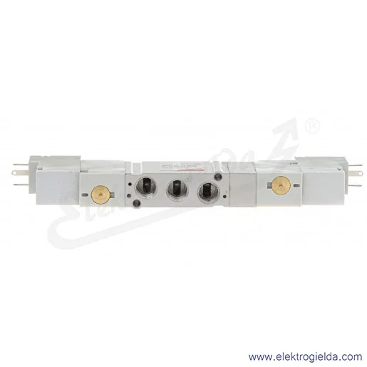 Zawór rozdzielający elektromagnetyczny E631-11-15-P53, 5/3 w pozycji środkowej zamknięty, G1/8, 3-7 Bar, 550l/min, wtyczka typ 1