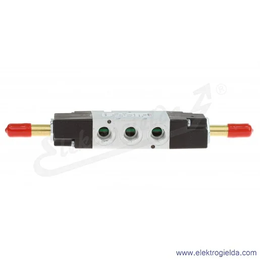 Zawór rozdzielający elektromagnetyczny 364-011-02, 5/3 w pozycji środkowej zamknięty, G1/4, 2.5-10 Bar, 1200 l/min, bez cewek