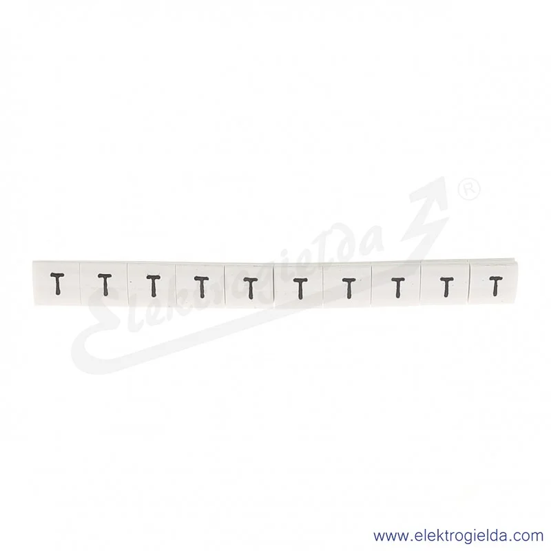 Oznacznik opisowy R34RR-02050205300, EZ-6B *T*, biały, 100szt