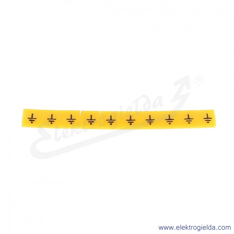 Oznacznik opisowy E04ZP-01020205400, OZ 1 *uziem*, żółty, 100szt