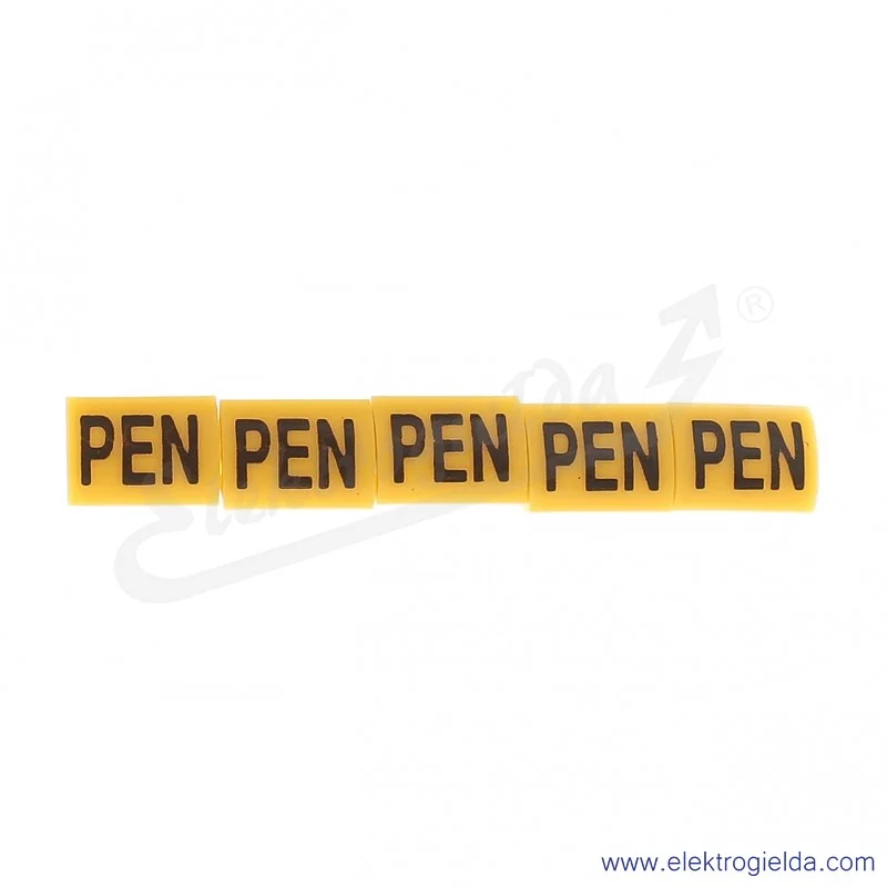 Oznacznik opisowy E04ZP-01020405200, OZ 2 *PEN*, żółty, 100szt