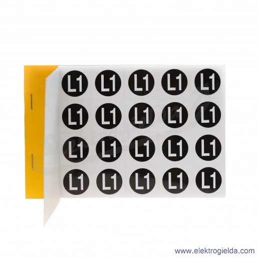 Znaki samoprzylepne E04ZP-02030402700, ZS D20/L1, 10x20 sztuk *L1* Znaki samoprzylepne E04ZP-02030402700, ZS D20/L1, 10x20 sztuk *L1*